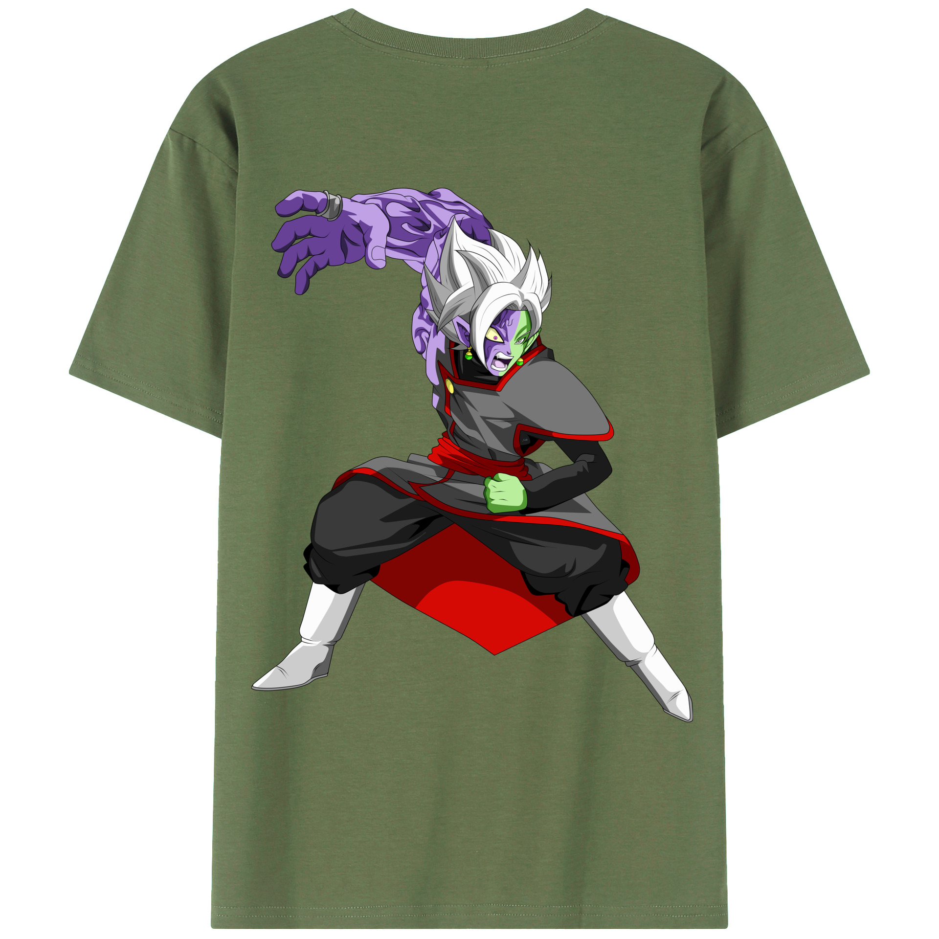 （画像用） ドラゴンボール ベジット DRAGON BALL Vegetto 綿100％ メンズ半袖Tシャツ（バックプリント） 通気性